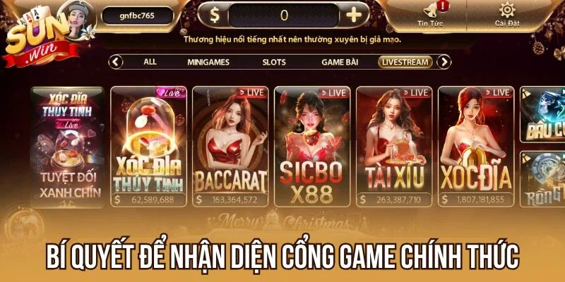 Bí quyết để nhận diện cổng game chính thức